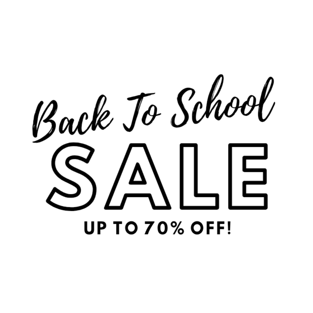 Back to School Sale